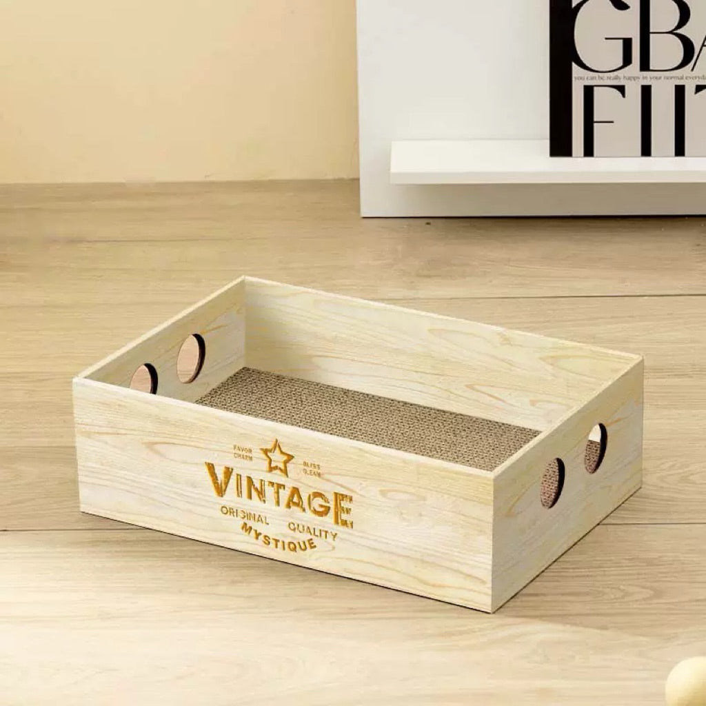Classic Cat Simple Can Scrarcher Box Cardboard Scratch Rectangle Bed