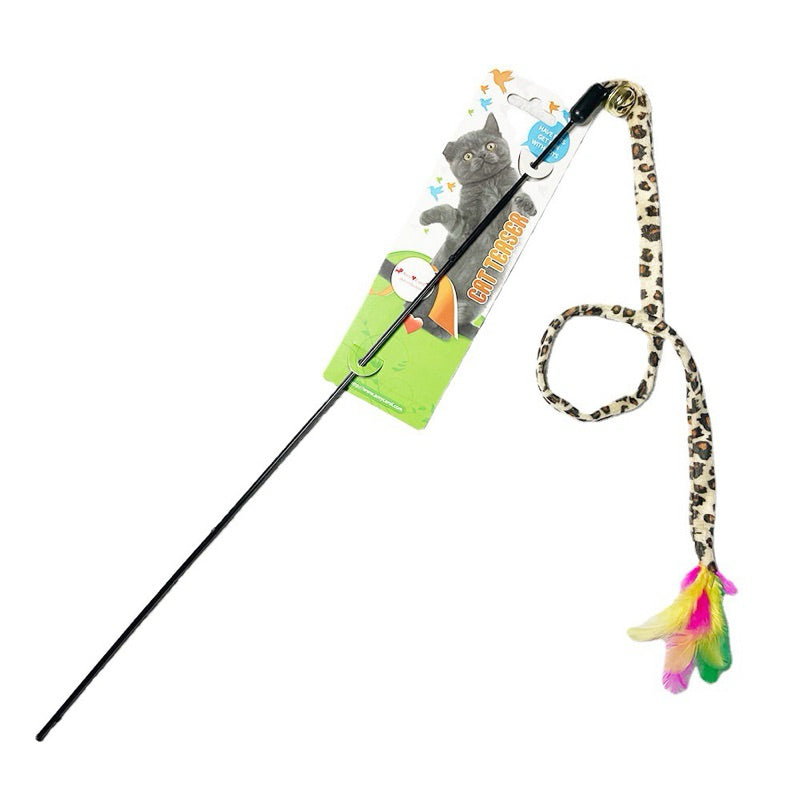 Elasric Stick Rod Series Cat Teaser Chaser Wand Pet Toy