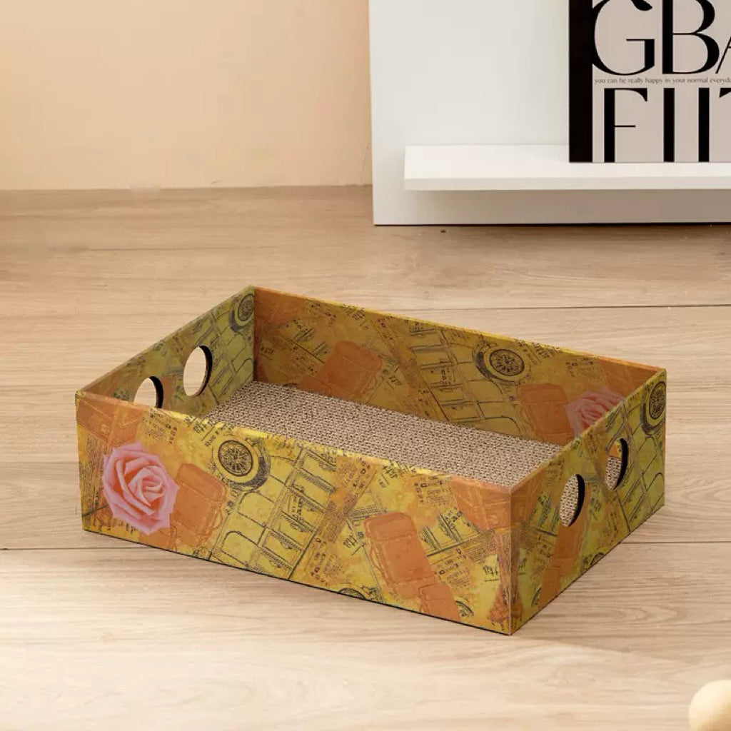 Classic Cat Simple Can Scrarcher Box Cardboard Scratch Rectangle Bed
