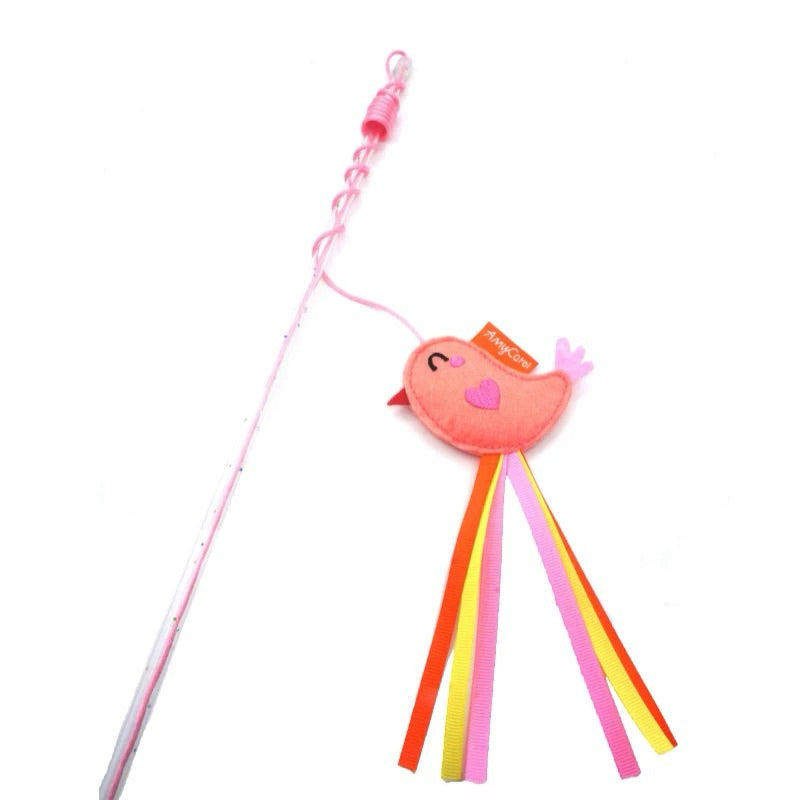 Cat Teaser Hearty Bird Series Pet Toy Forest Monster Chaser