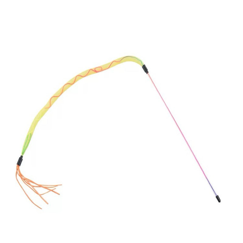Cat Teaser Bouncing Net Series Pet Toy Chaser Stick Wand
