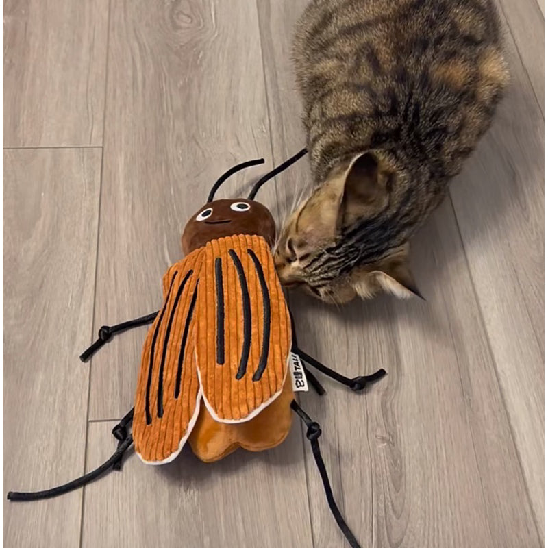 Tali Felt Catnip Chasing Toy for Cat Bitting Cockroach Insects Pet Toy