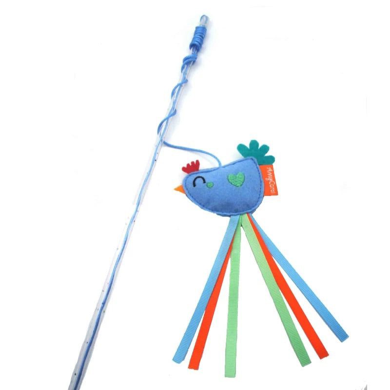 Cat Teaser Hearty Bird Series Pet Toy Forest Monster Chaser