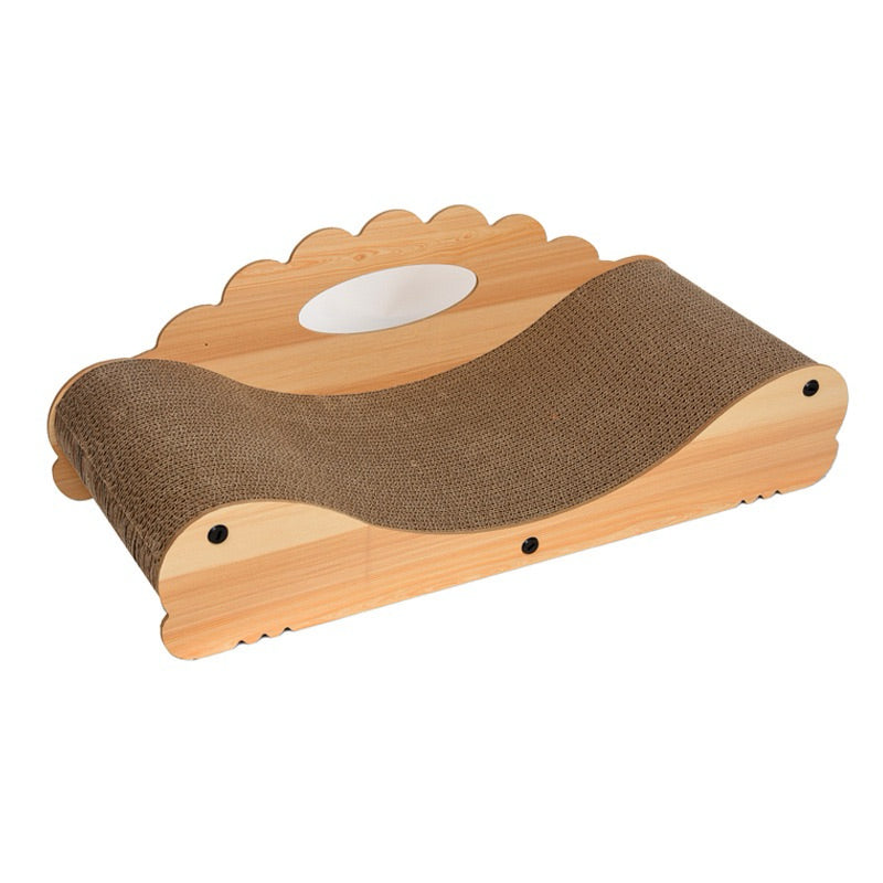 New! Cat Scratcher House Pet Toy Bed Scratching Board for Kitten