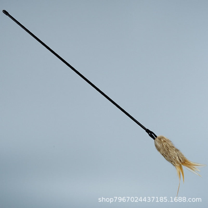 Fur n Feather Long Cat Teaser Local Stock Rabbit Fox Pet Toy Stick Chaser