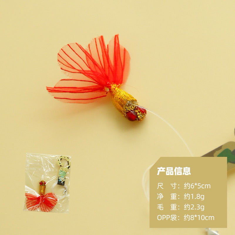 Insects Cat Teaser Tip Replacement Head Pet Toy Chaser