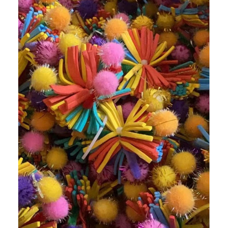 Cat Toy Chaser Fluffy Ball Kitten Pet Toy 4cm