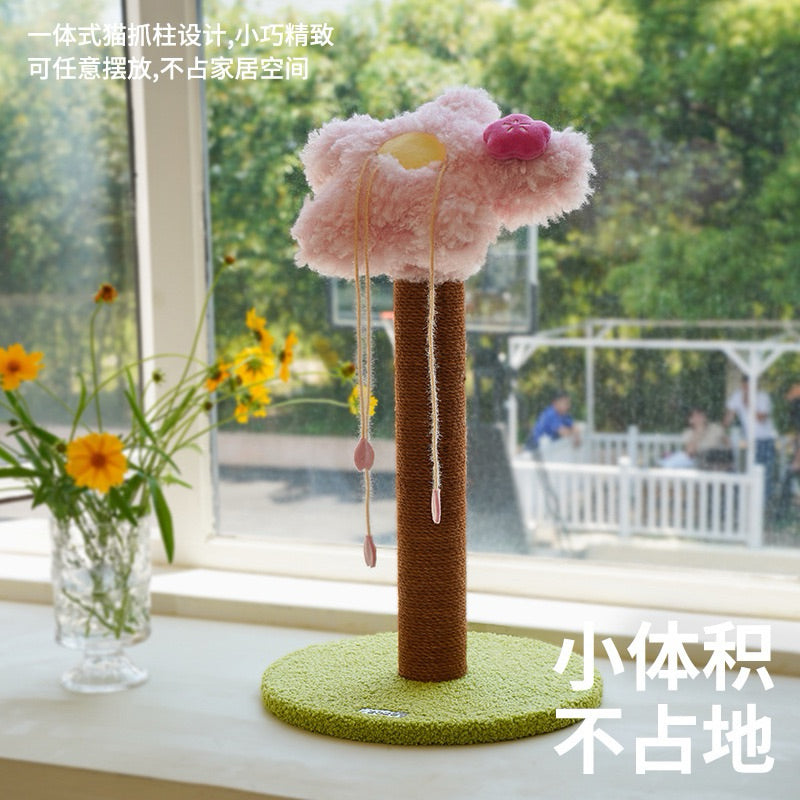 Zeze Sakura Cat Tree Scratching Post Sisal Scratcher Pet Condo