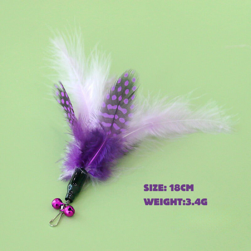 II Cat Teaser Replacement Set Tip Collection 2 Pet Toy Chaser