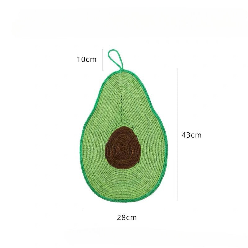 [SG stock] Cat scratch board carrot cactus sisal watermelon pet toy