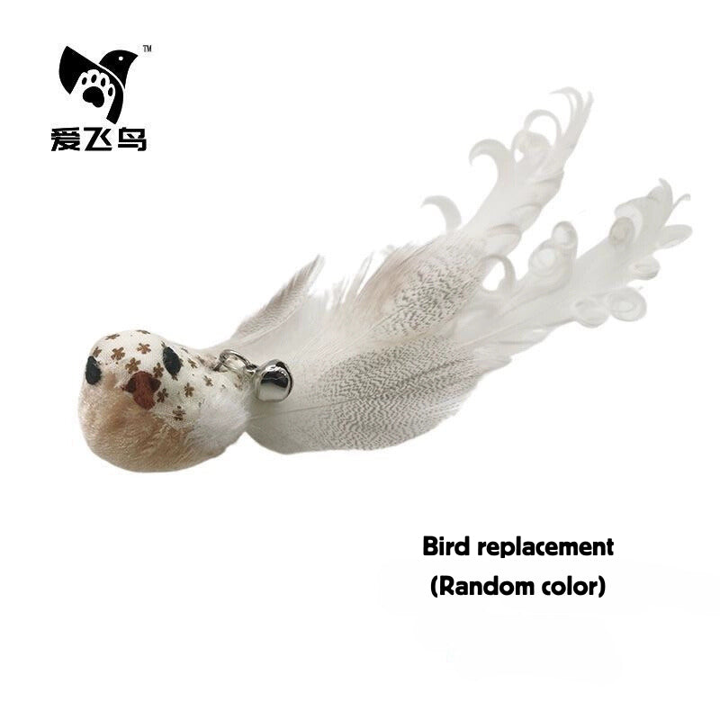 [SG Stock] Cat teaser with sucker on floor suction pad pet toy self play wand chaser