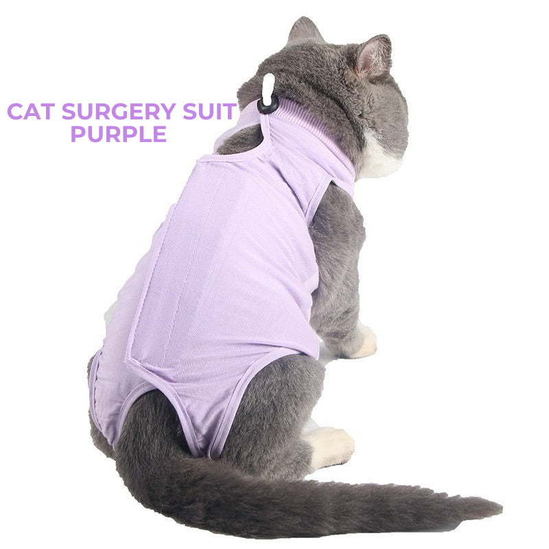 [SG] Pet Cat surgery suit cloth for recovery from sterilization skin issue prevent licking