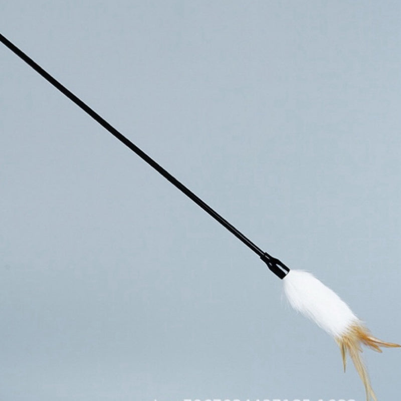 Fur n Feather Long Cat Teaser Local Stock Rabbit Fox Pet Toy Stick Chaser