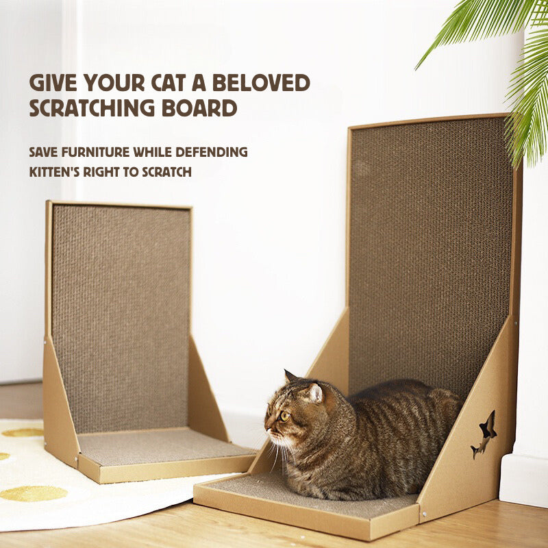 Simple L shape Cat Scratcher Scratch Board Pet Toy