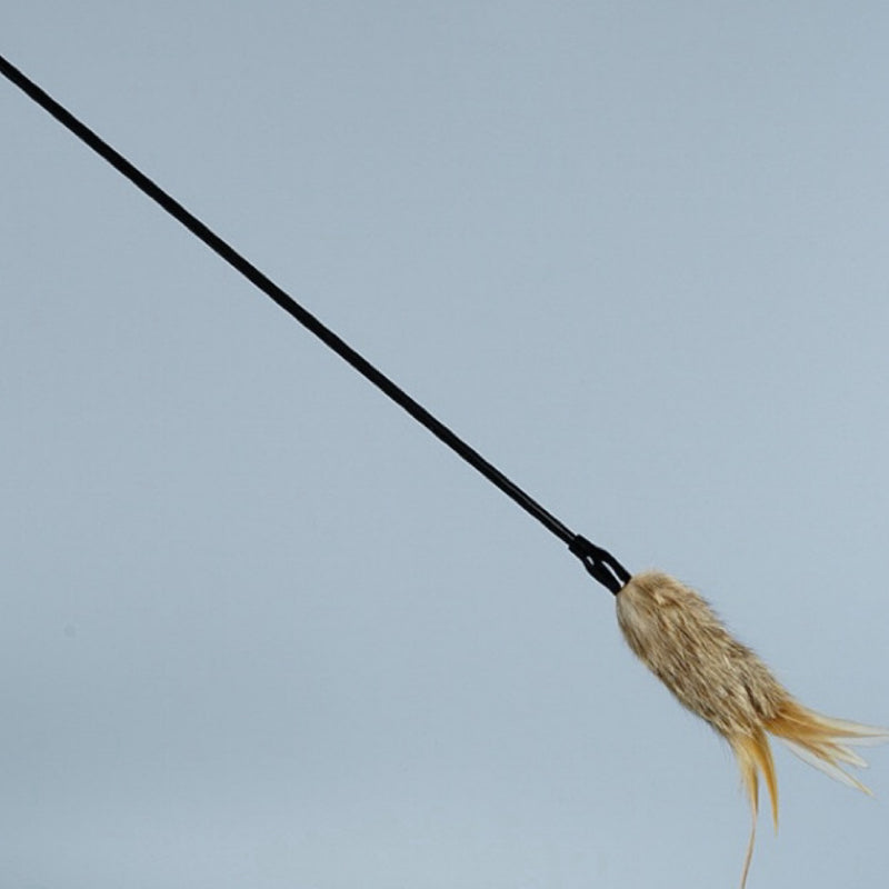 Fur n Feather Long Cat Teaser Local Stock Rabbit Fox Pet Toy Stick Chaser
