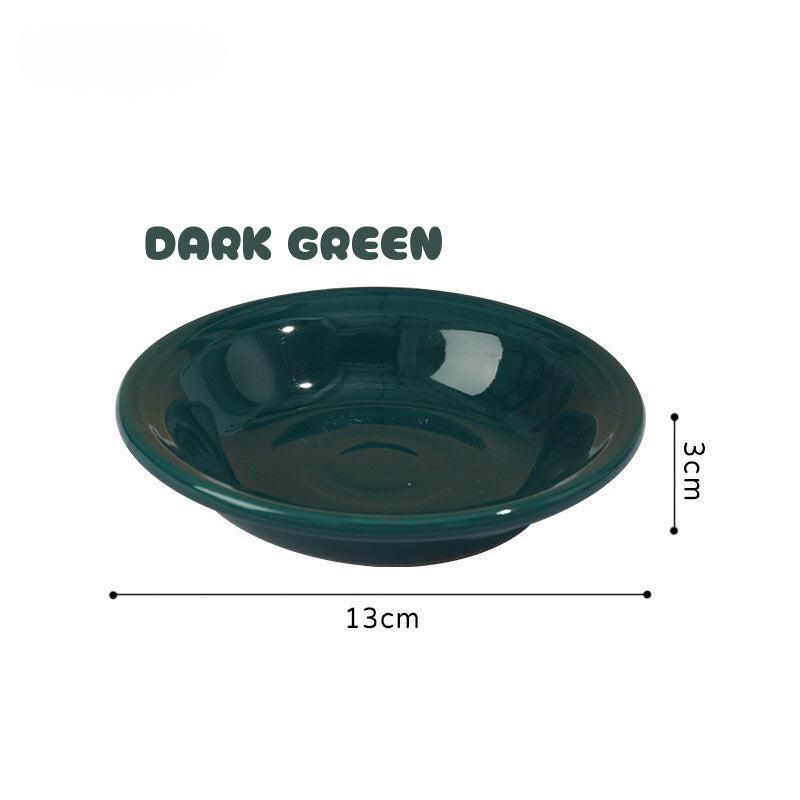 Cat Eating Ceramic Bowl Feeder with Metal Rack Two Height