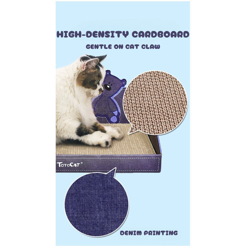 Deku Totocat Slop Cat Box Scratcher Scratch Board Pet Bed Toy