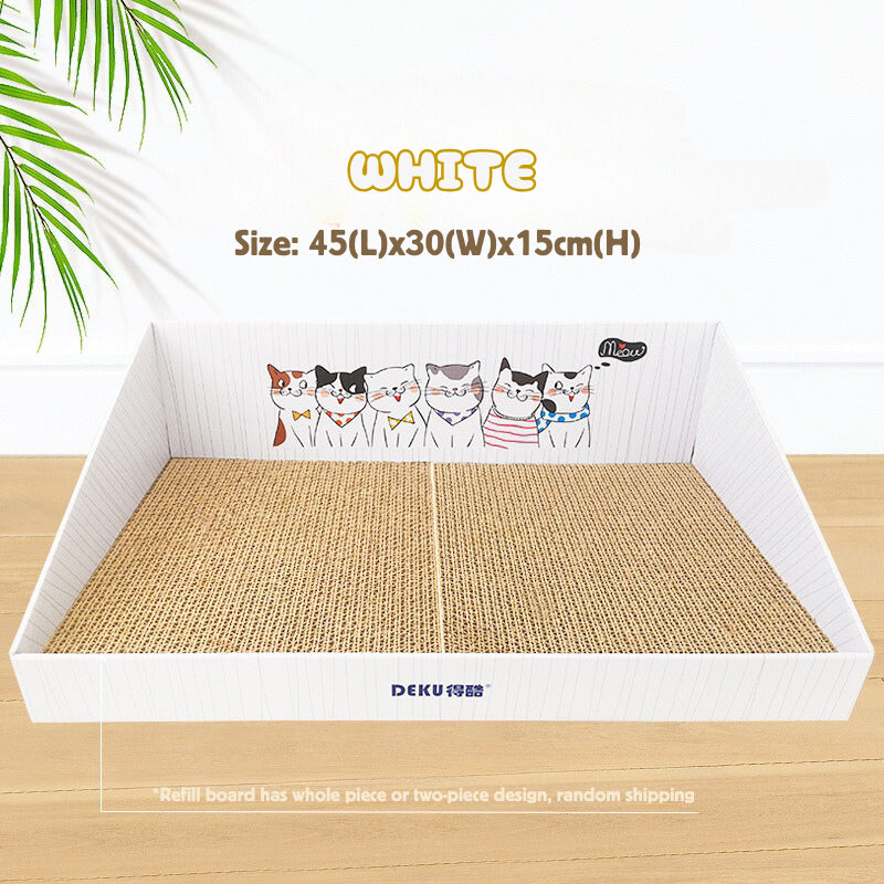 Deku Totocat Slop Cat Box Scratcher Scratch Board Pet Bed Toy