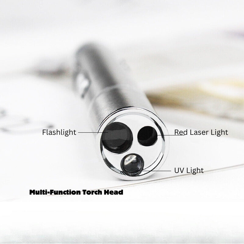 [SG] Ready Stock Cat toy laser pointer pen LED light pet toy presentation free normal mail