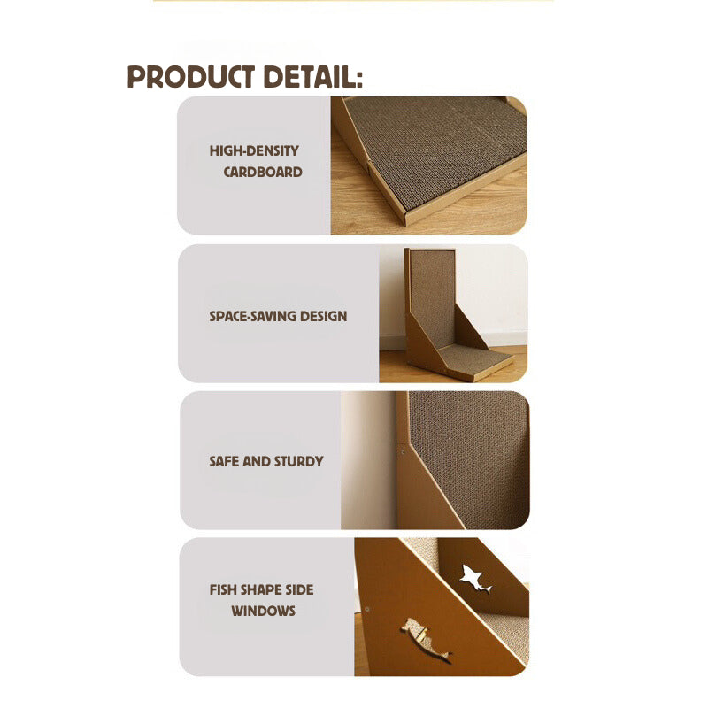 Simple L shape Cat Scratcher Scratch Board Pet Toy
