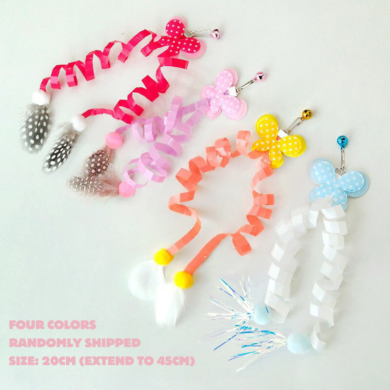 II Cat Teaser Replacement Set Tip Collection 2 Pet Toy Chaser