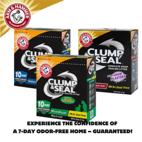 Arm & Hammer Clump & Seal Complete Odor Sealing Cat Litter 28 pound